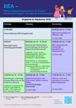 Datei herunterladen: BEA Programm (pdf, 340 KB)